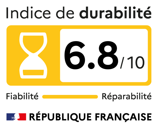 Indice durabilité de 6.8