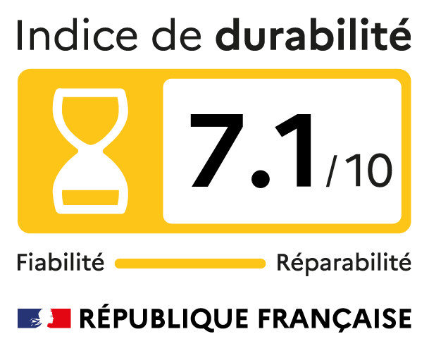 Indice durabilité de 7.1