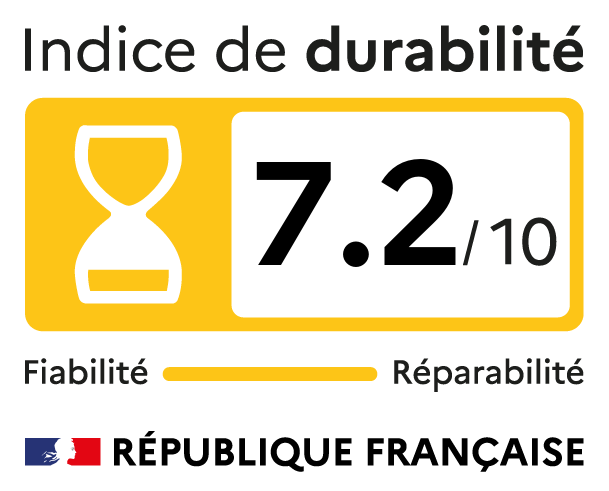 Indice durabilité de 7.2