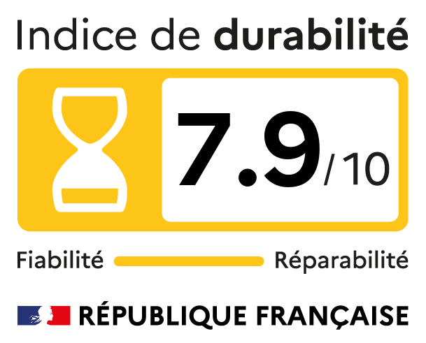 Indice durabilité de 7.9