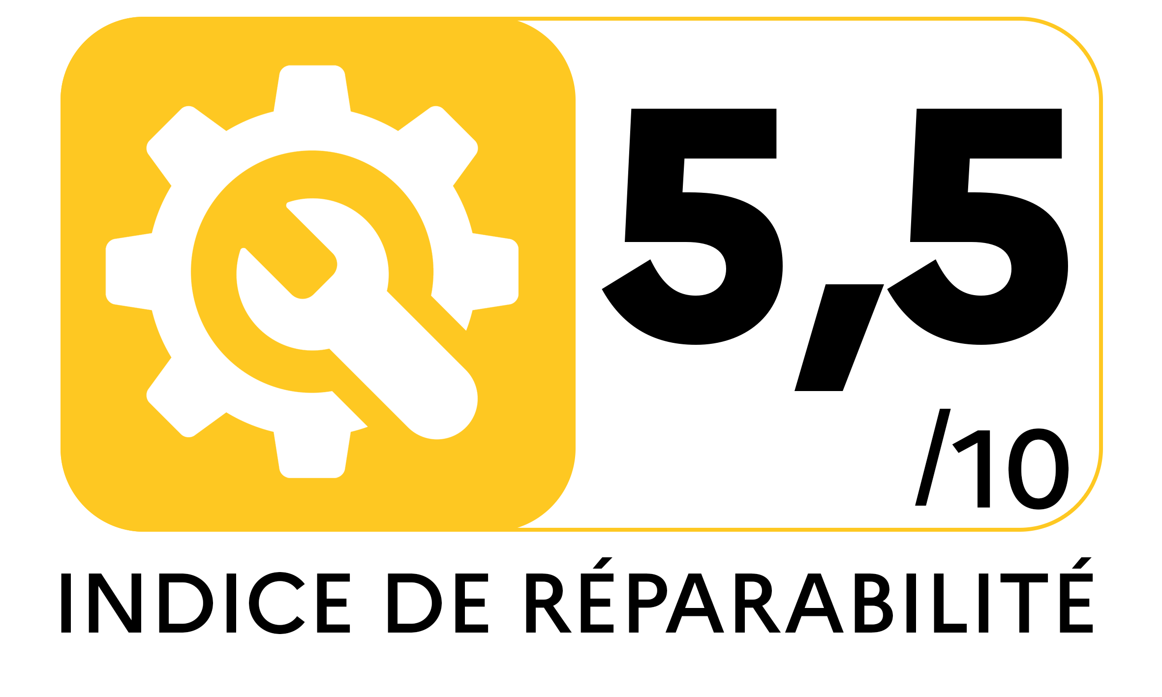 Indice réparabilité de 5.5