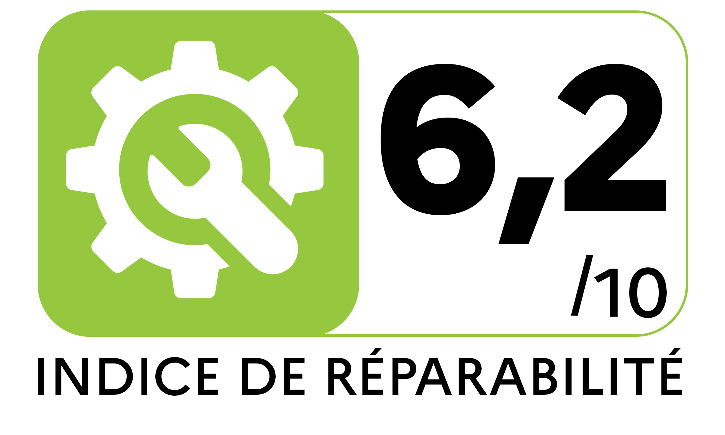 Indice réparabilité de 6.2